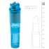 Easytoys - mini wibrator z nakładkami - zestaw 5-częściowy - niebieski