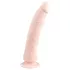Easytoys - dildo z przyssawką - 100% silikon - 21 cm - cielisty