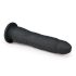 Easytoys - czarny silikonowy dildo z przyssawką (21 cm)