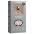Easytoys Fox NO13 - złoty-metalowy analny plug z białym lisim ogonem