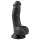 Easytoys - dildo z jądrami i przyssawką - 15 cm - czarny