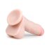Easytoys - dildo z jądrami na przyssawce - 17,5 cm - cielisty