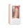 Easytoys - dilda z przyssawką i jądrami (20 cm) - naturalny