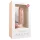 Easytoys - dildo z jądrami i przyssawką - 22,5 cm - naturalny