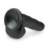 Easytoys - dildo z przyssawką i jądrami - 22,5 cm - czarny