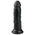 Easytoys - dildo realistyczne z przyssawką - czarny 15,5 cm