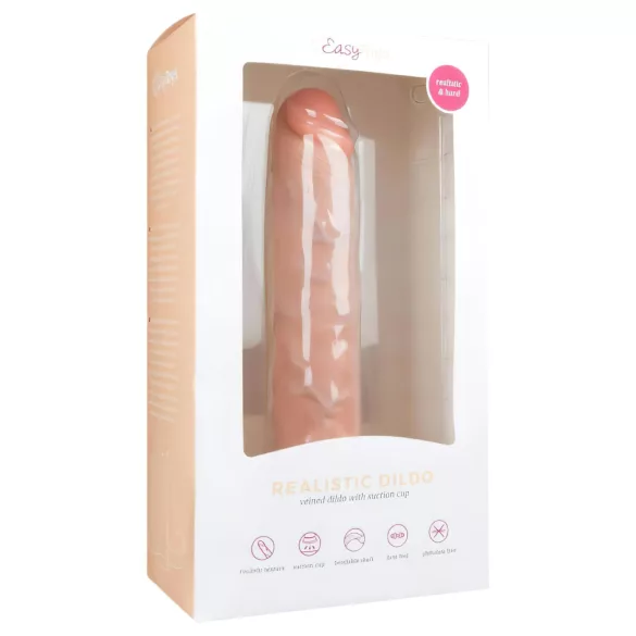 Easytoys - duży dildo z przyssawką - realistyczny 28,5 cm - cielisty