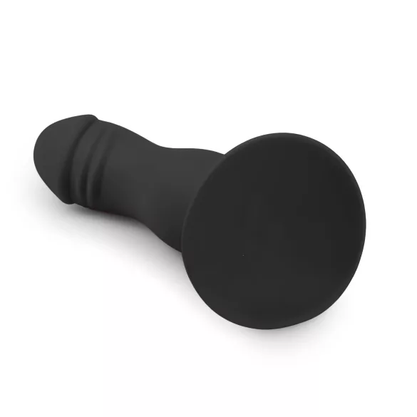 Easytoys - dildo z żołędziem - z przyssawką - czarny
