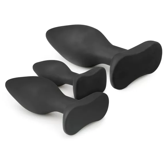 Easytoys Rocket - zestaw plugów analnych - 3 sztuki - czarny