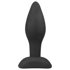 Easytoys - korek analny silikonowy - mały - czarny