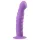 Easytoys - dildo z falami - z przyssawką - silikon - fioletowy