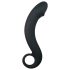 EasyToys Zakrzywiony Dong - silikonowe analne dildo (czarne)