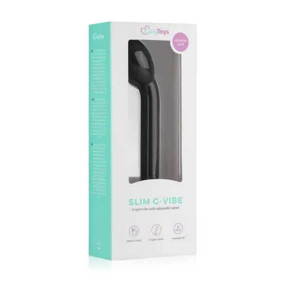 Easytoys - wibrator do punktu G - smukły - czarny