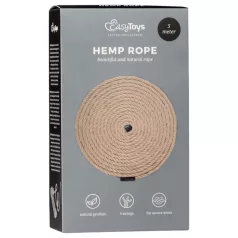   Easytoys Hemp Rope - lina do bondage z konopi (5 m, naturalna)