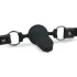 EasyToys - knebel z wewnętrznym dildem (czarny)
