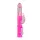 Easytoys Bunny - wibrator z funkcją posuwu - silikon różowy