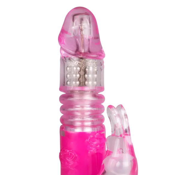 EasyToys Bunny - wibrator typu „thrusting” (różowy)