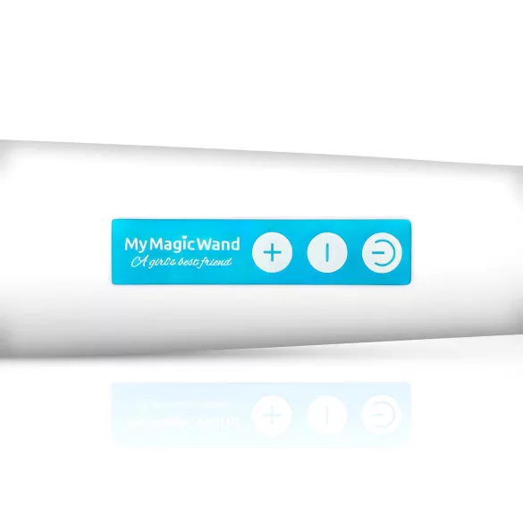MyMagicWand - masażer wibrator o dużej mocy - biało-niebieski