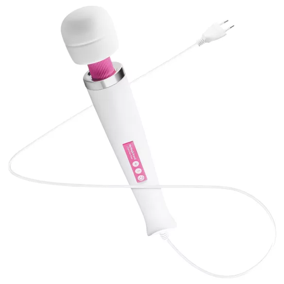 MyMagicWand - masażer wibrator o dużej mocy - biało-różowy