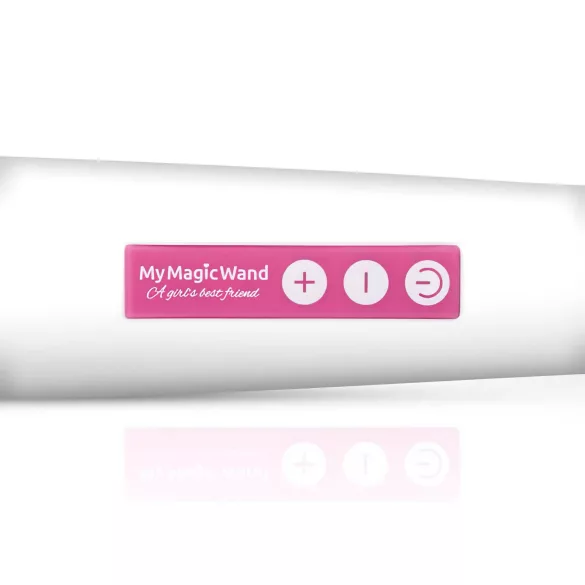 MyMagicWand - masażer wibrator o dużej mocy - biało-różowy