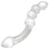 Rimba Xena - podwójny dildo szklany - przezroczysty