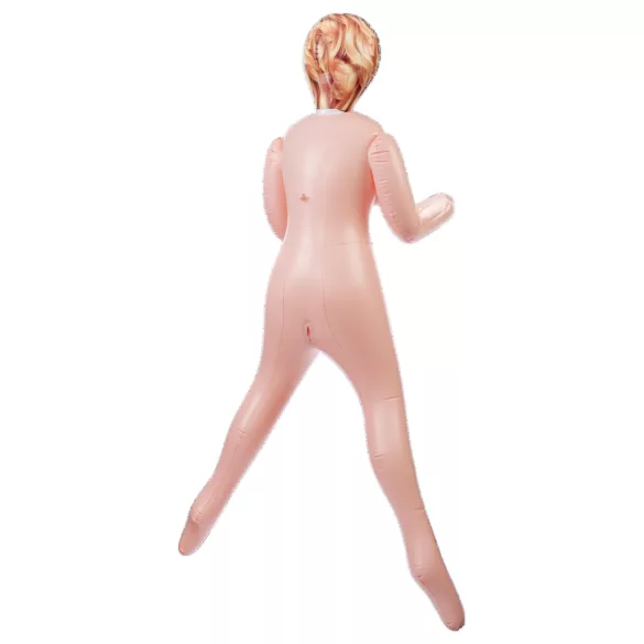 Pluszowy penis - zabawka - 30 cm - beżowy