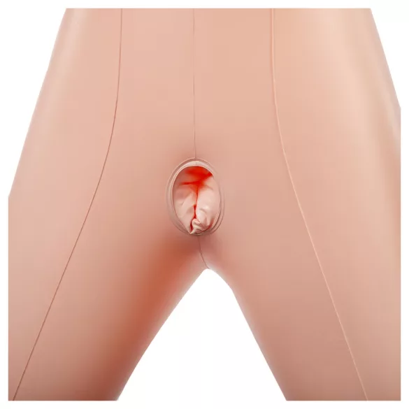 Pluszowy penis - zabawka - 30 cm - beżowy