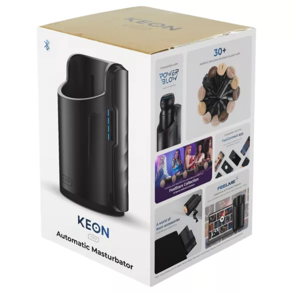 Kiiroo Keon - masturbator automatyczny z wifi - akcesorium - czarny