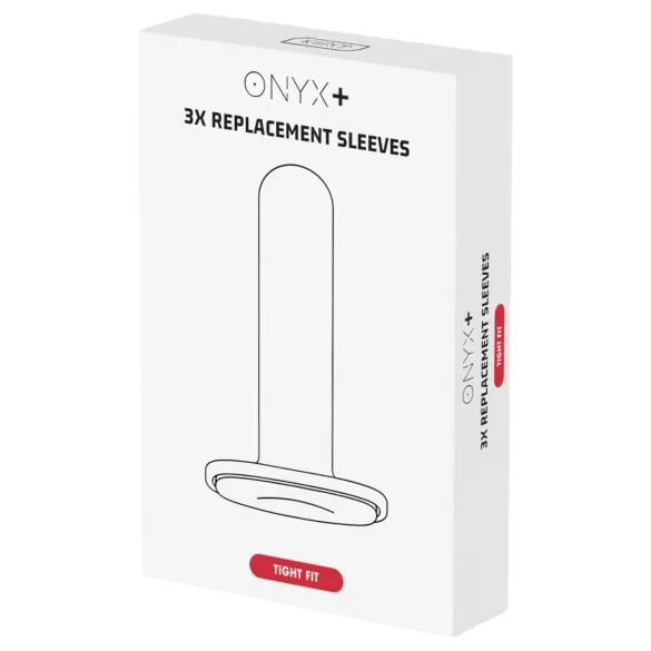 Kiiroo Onyx - rękaw maszturbatora - standardowy rozmiar - 3 sztuki - biały