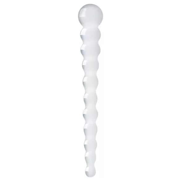 Gildo Glass No. 20 - szklany dildo z wypustkami - przezroczysty