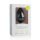 Easytoys Diamond - czarny anal plug z białym kamieniem (duży)