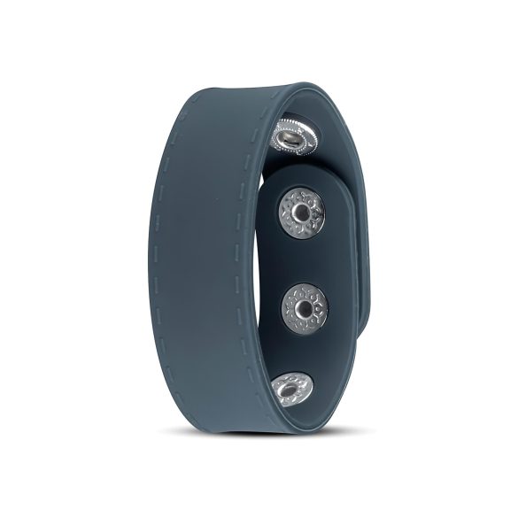 Boners - pierścień na penisa - regulowany - silikon szary - rozmiar L