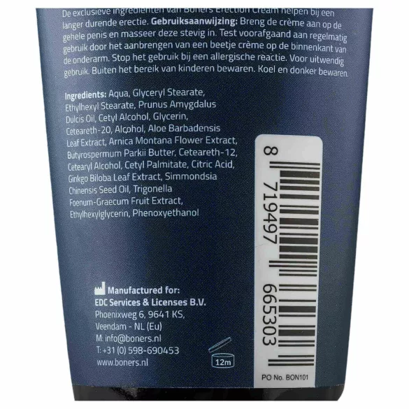 Boners - krem intymny stymulujący erekcję dla mężczyzn - 100 ml