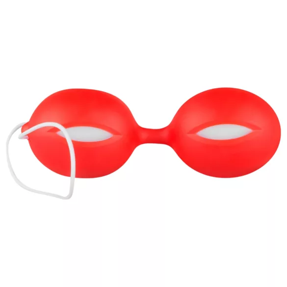 LoveBoxxx I love Red - zestaw do bondage z wibratorem 6 el. - czerwony