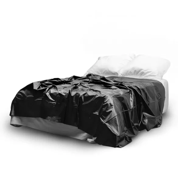 Easytoys - prześcieradło lateksowe - 180x230 cm - czarne