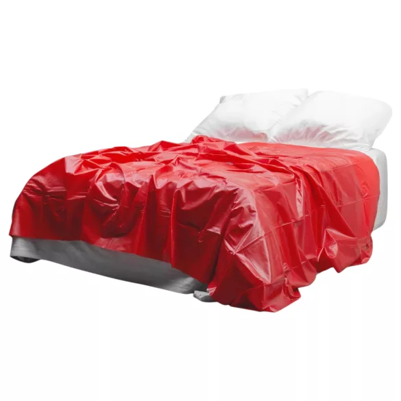 Easytoys - prześcieradło lateksowe - czerwone - 180x230 cm