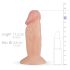 Real Fantasy Archi - realistyczny dildo - 11,5 cm - kolor cielisty