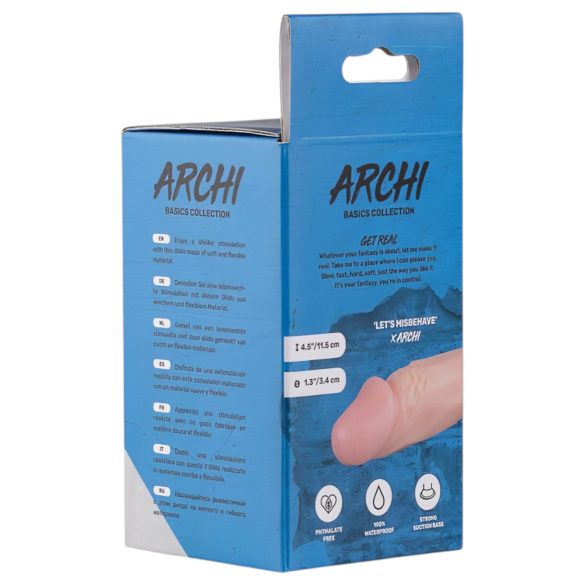 Real Fantasy Archi - realistyczny dildo - 11,5 cm - kolor cielisty