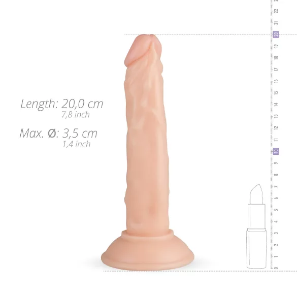Real Fantasy Blane - dildo realistyczne - 20 cm - kolor naturalny
