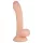 Real Fantasy Vince - dildo z jądrami i napletkiem - 19,5 cm - cielisty