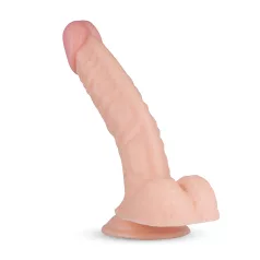  Real Fantasy Derek - dildo realistyczne z jądrami - 22 cm - kolor naturalny