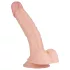Real Fantasy Derek - dildo realistyczne z jądrami - 22 cm - kolor naturalny