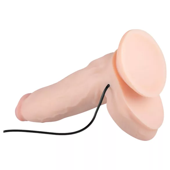Real Fantasy Dwane - wibrator realistyczny ładowany - 31 cm - kolor naturalny