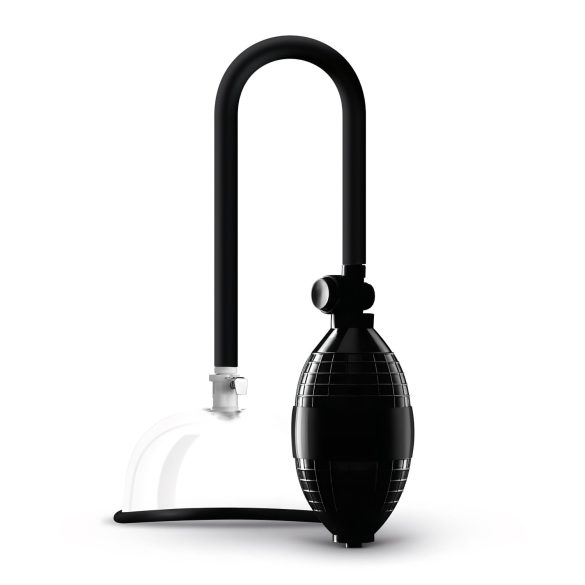 Saiz Basic - pompka do waginy - przezroczysta-czarna