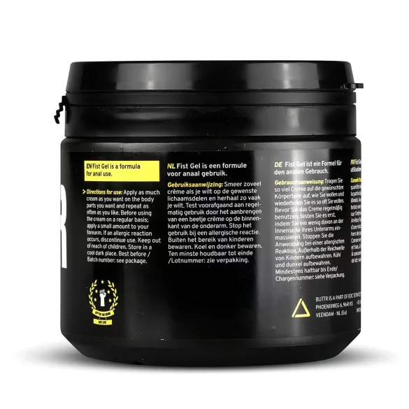 BUTTR - żel do fistingu - wodny lubrykant - 500 ml