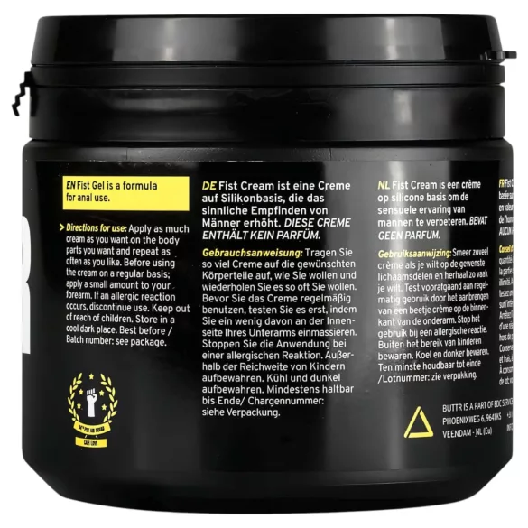 BUTTR - krem do fisting - intensywne nawilżenie - 500ml
