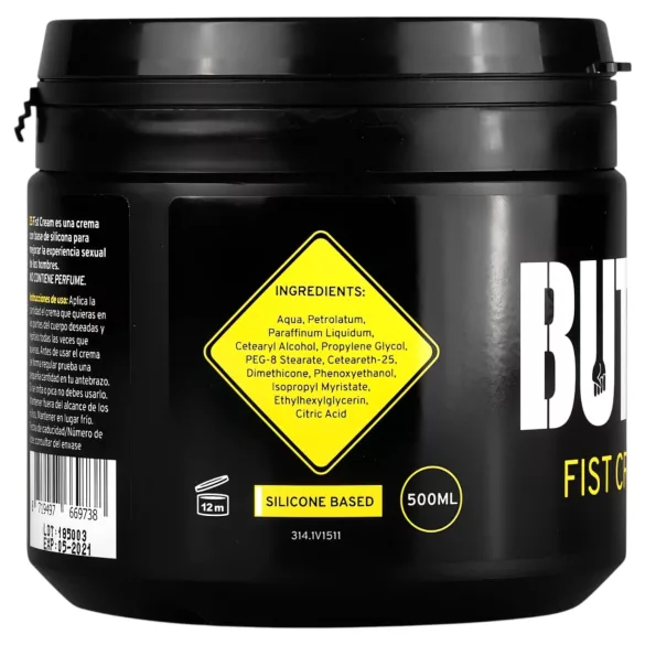 BUTTR - krem do fisting - intensywne nawilżenie - 500ml