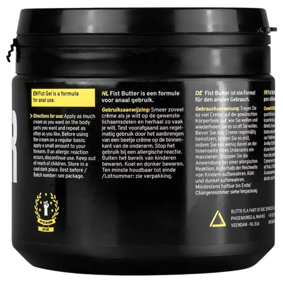 BUTTR Fisting Butter - maślany żel poślizgowy do analnego fistingu (500 ml)