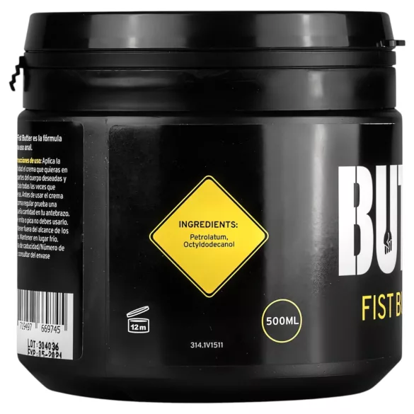 BUTTR Fisting Butter - maślany żel poślizgowy do analnego fistingu (500 ml)
