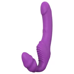   Dreamtoys Essentials - bezpaskowy strap-on wibrator (fioletowy)